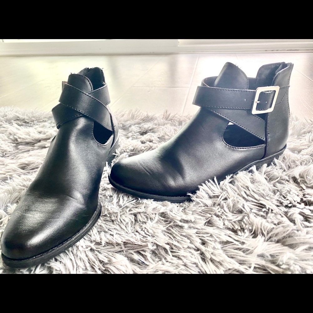 Black booties